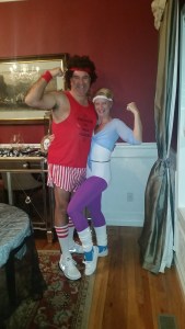 Richard Simmons and Olivia Newton John 2015